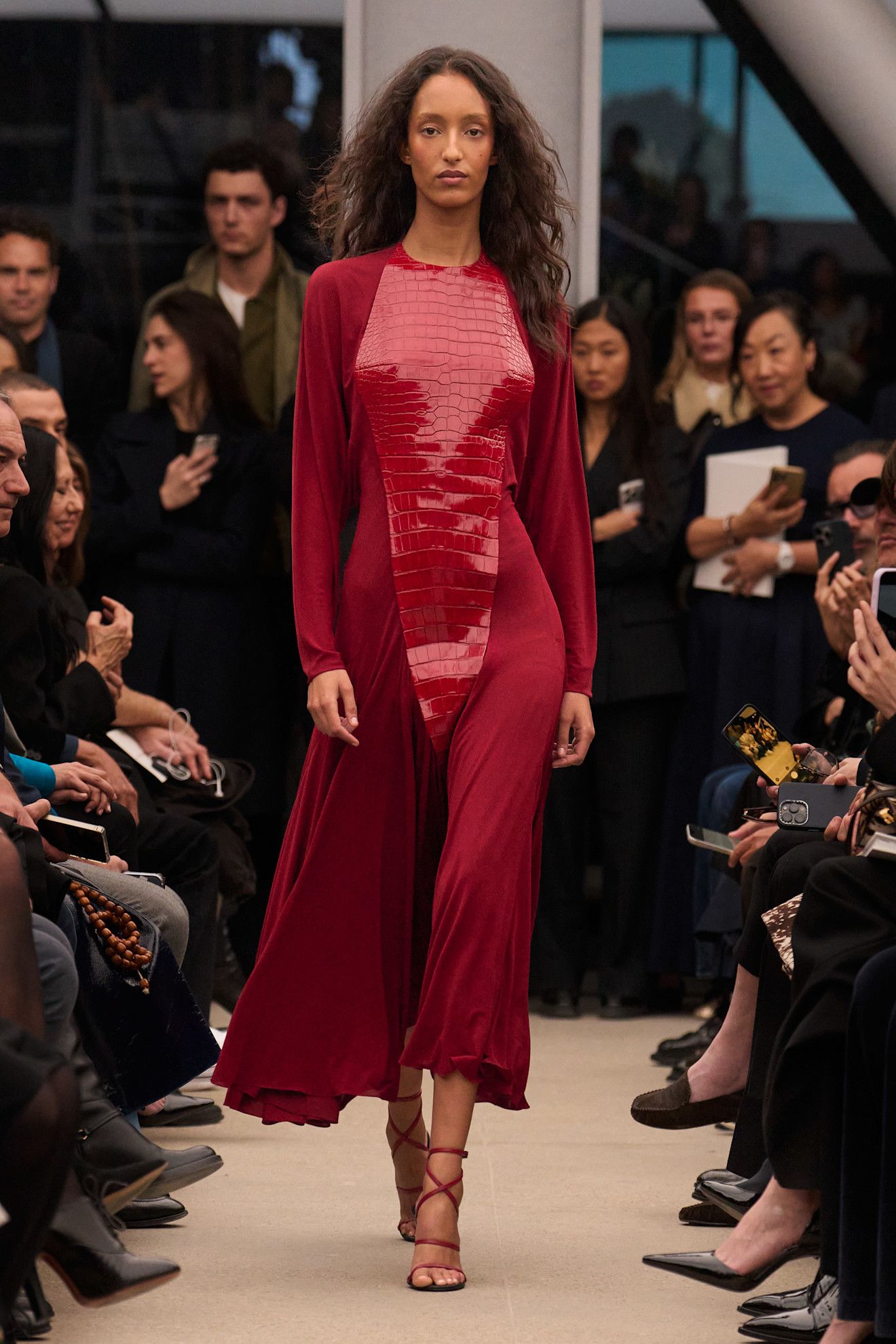 a runway image from alaia fall/winter 2026 collection.