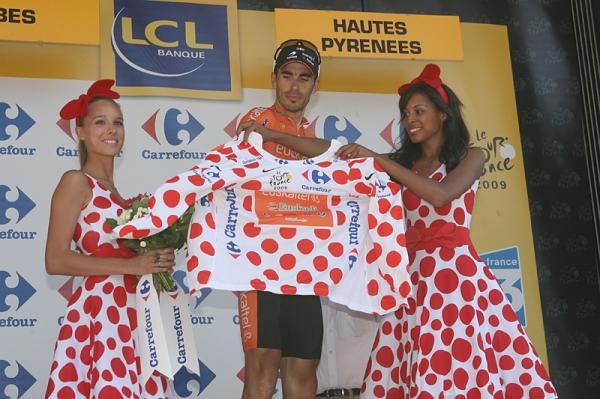 Egoi Martinez took over the mountains jersey.