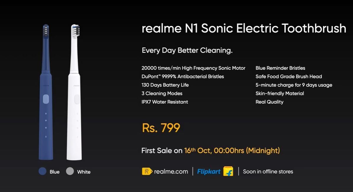 realme toothbrush flipkart