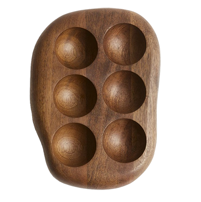 Wooden egg tray