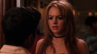 Lindsay Lohan as Cady Heron in Mean Girls