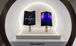 A folding Samsung Display at SID 2023