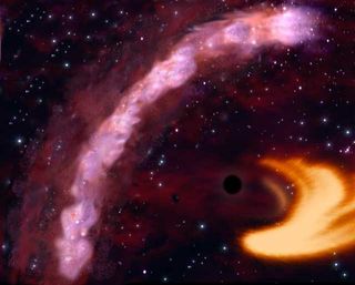 Black Hole Rips Apart Screaming Star