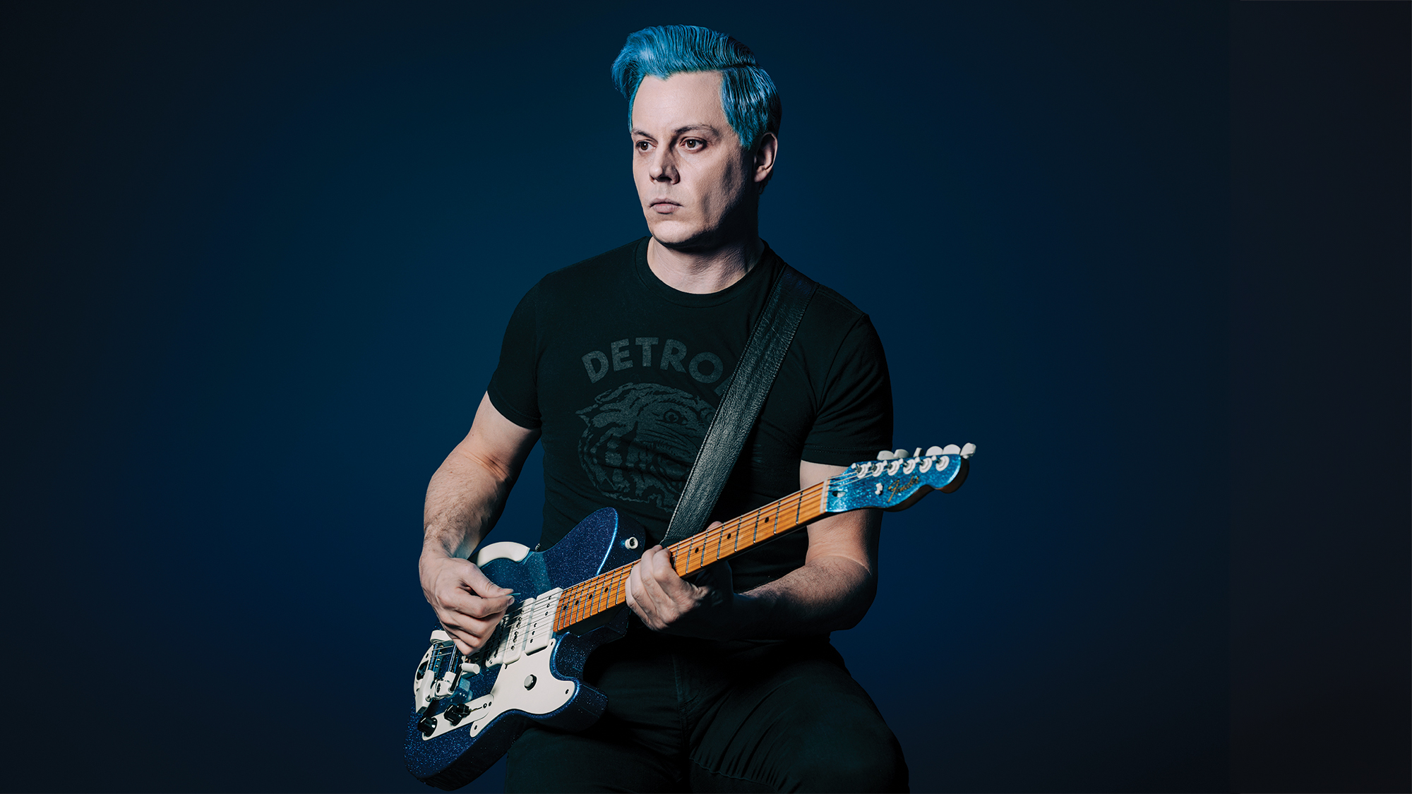 Jack White photographed for Guitar Player at ThirdMan Records in Nashville,March 20, 2022