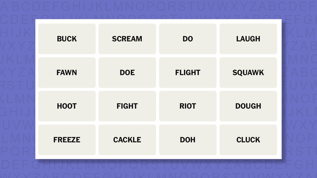 NYT Connections hints for game 981 on a purple background