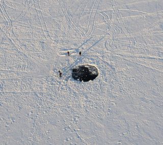 Impact Site of the Main Mass of the Chelyabinsk Meteorite