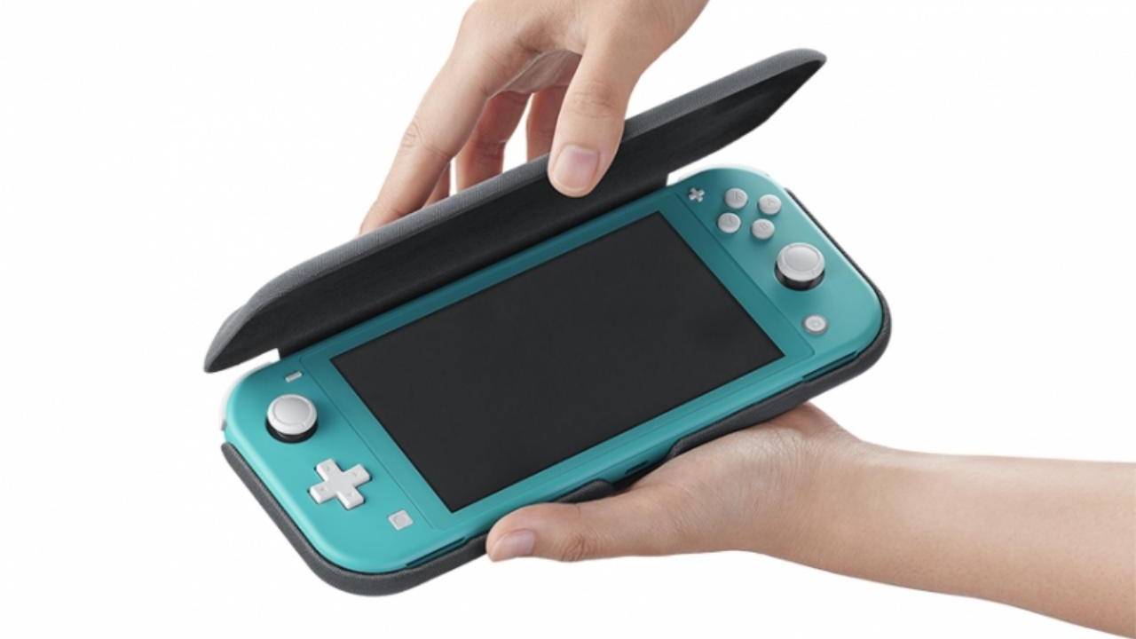 A promotional image of a Nintendo Switch Lite