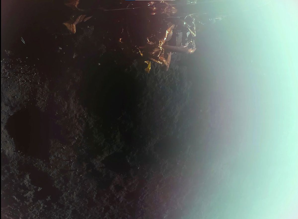 first photograph from Blue Ghost lander, March 2.