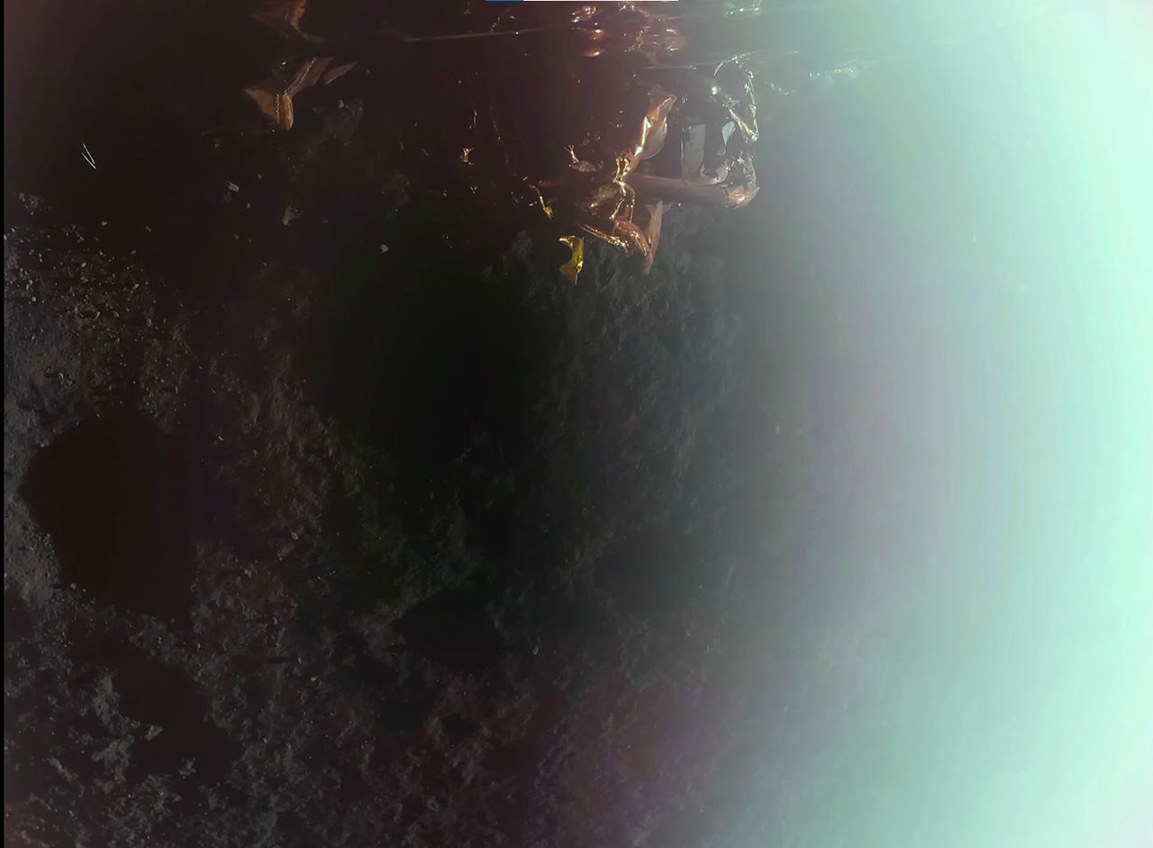first photograph from Blue Ghost lander, March 2.