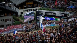 Loic Bruni wins the DH world champs in les gets
