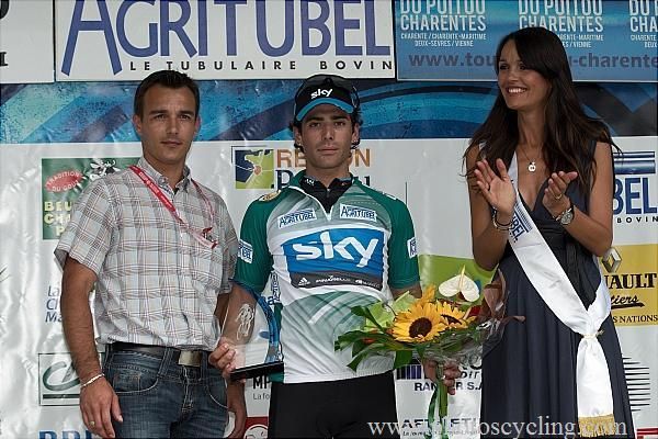 Davide Appollonio (Sky) won the points jersey