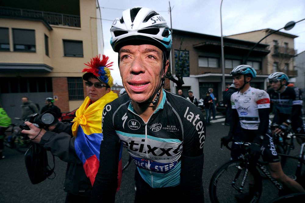 Rigoberto Uran (Etixx-QuickStep) after the stage