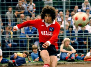 Kevin Keegan in action for Hamburg, October 1978