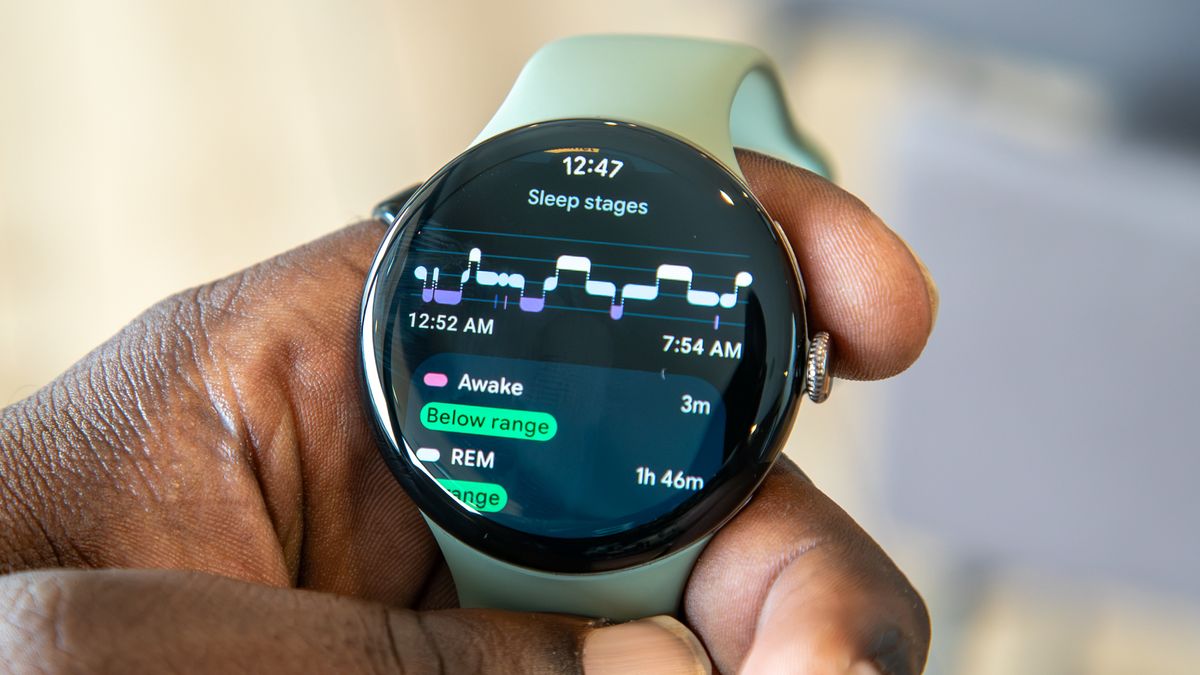 Sleep metrics on the Pixel Watch 5