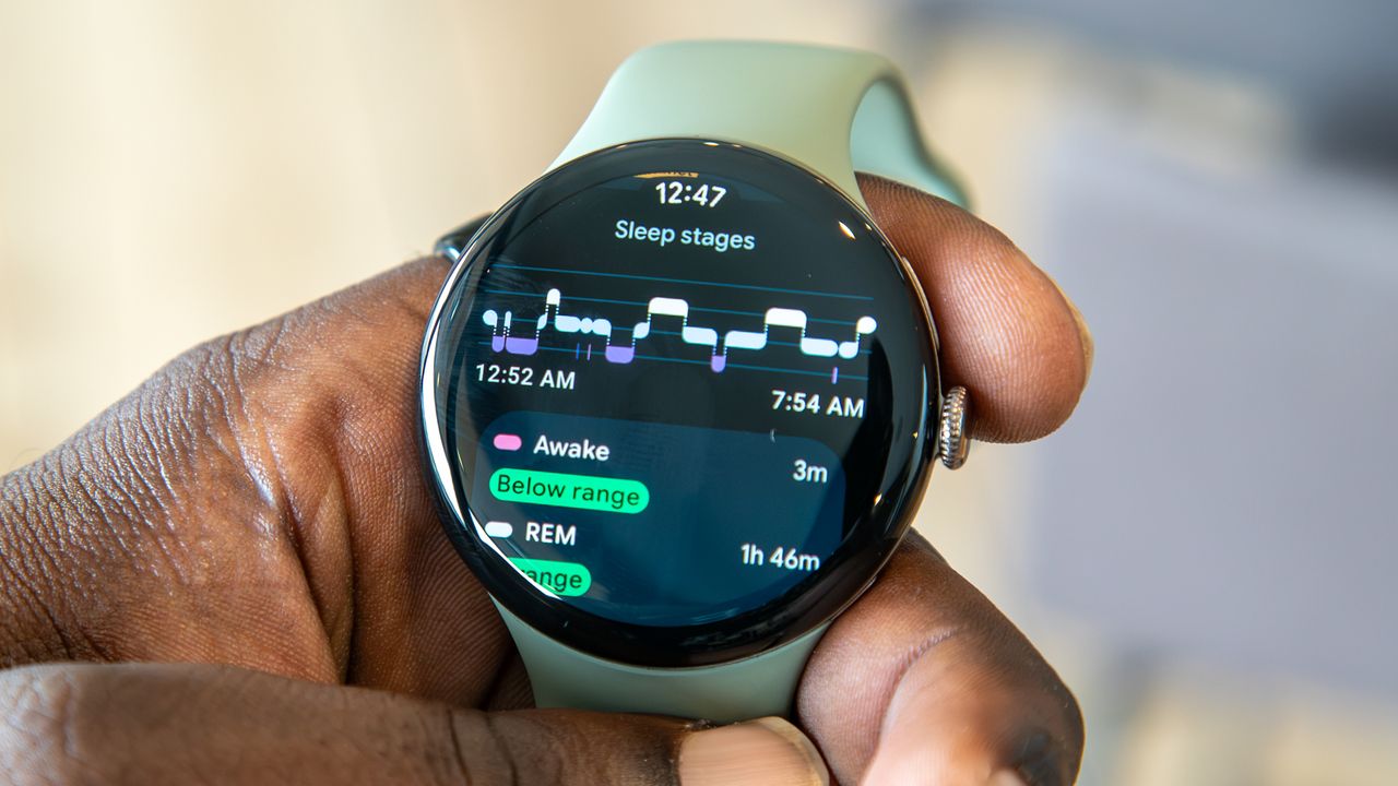 Sleep metrics on the Pixel Watch 5
