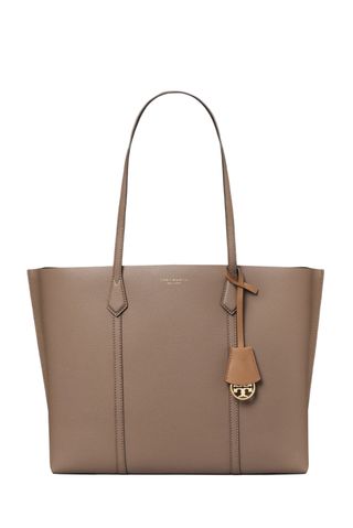 Perry Triple Compartment Leather Tote