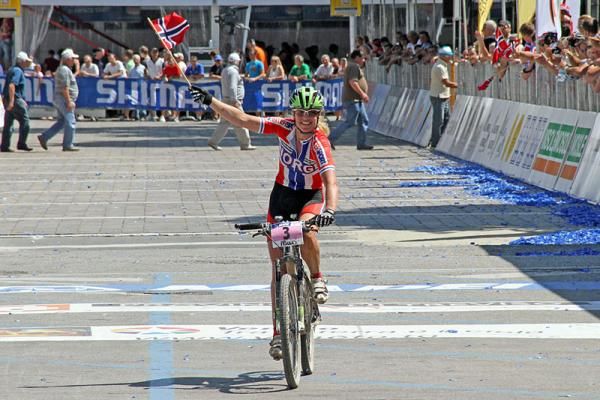 Former world champion Gunn-Rita Dahle Flesjaa was Norway's top finisher
