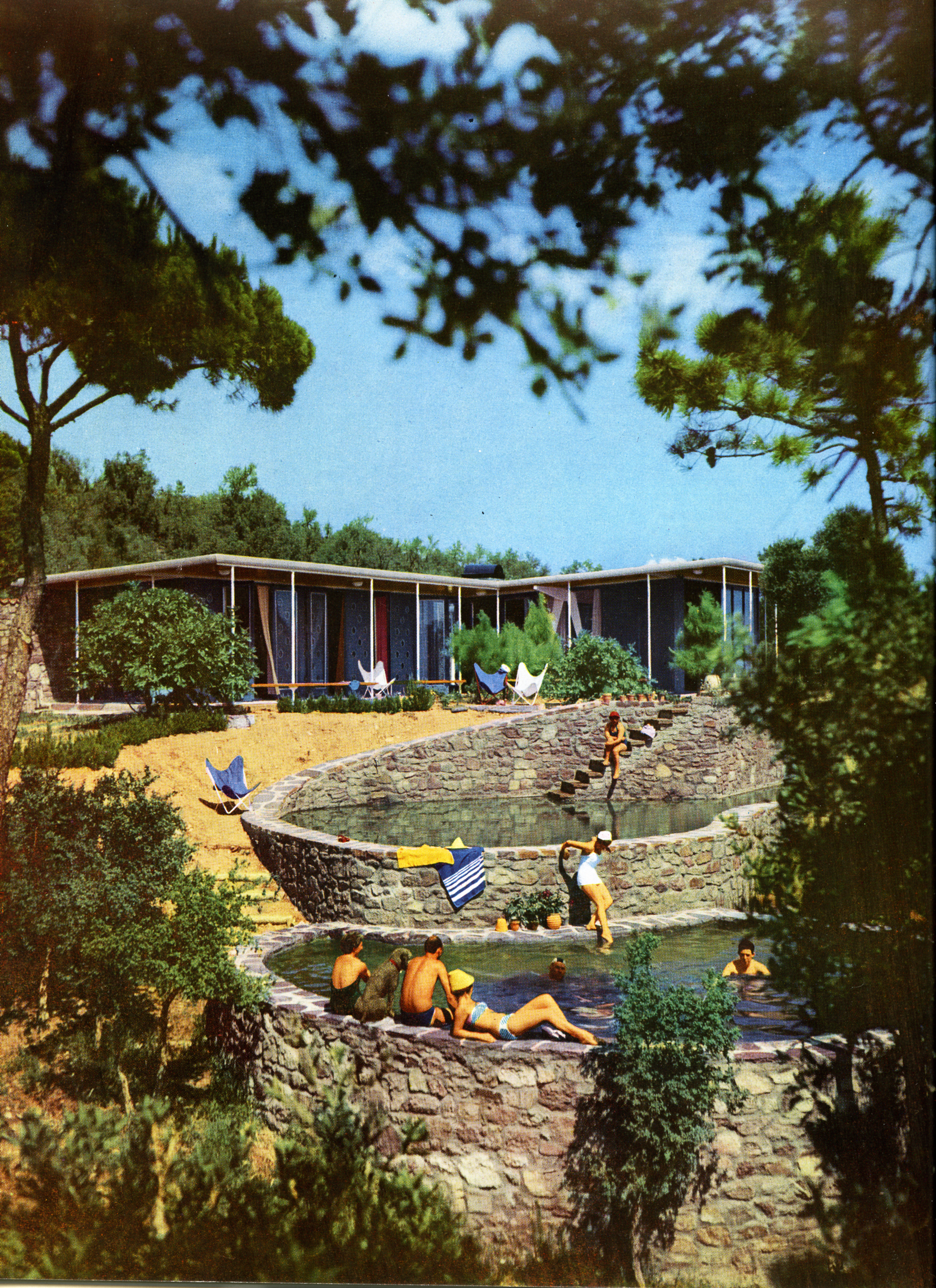 Villa Lopez, Ombres Bleues (1953) by Jean Prouv&amp;eacute;