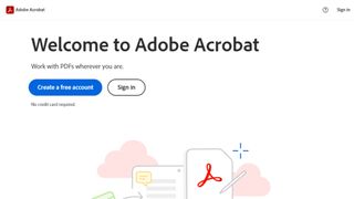 Website screenshot for Adobe Acrobat PDF