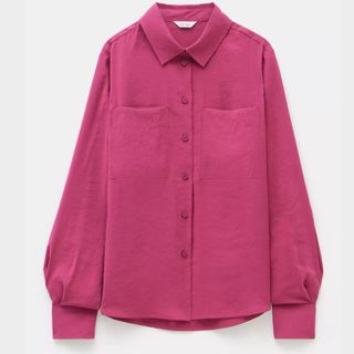 HUSH Plum Flowy Shirt