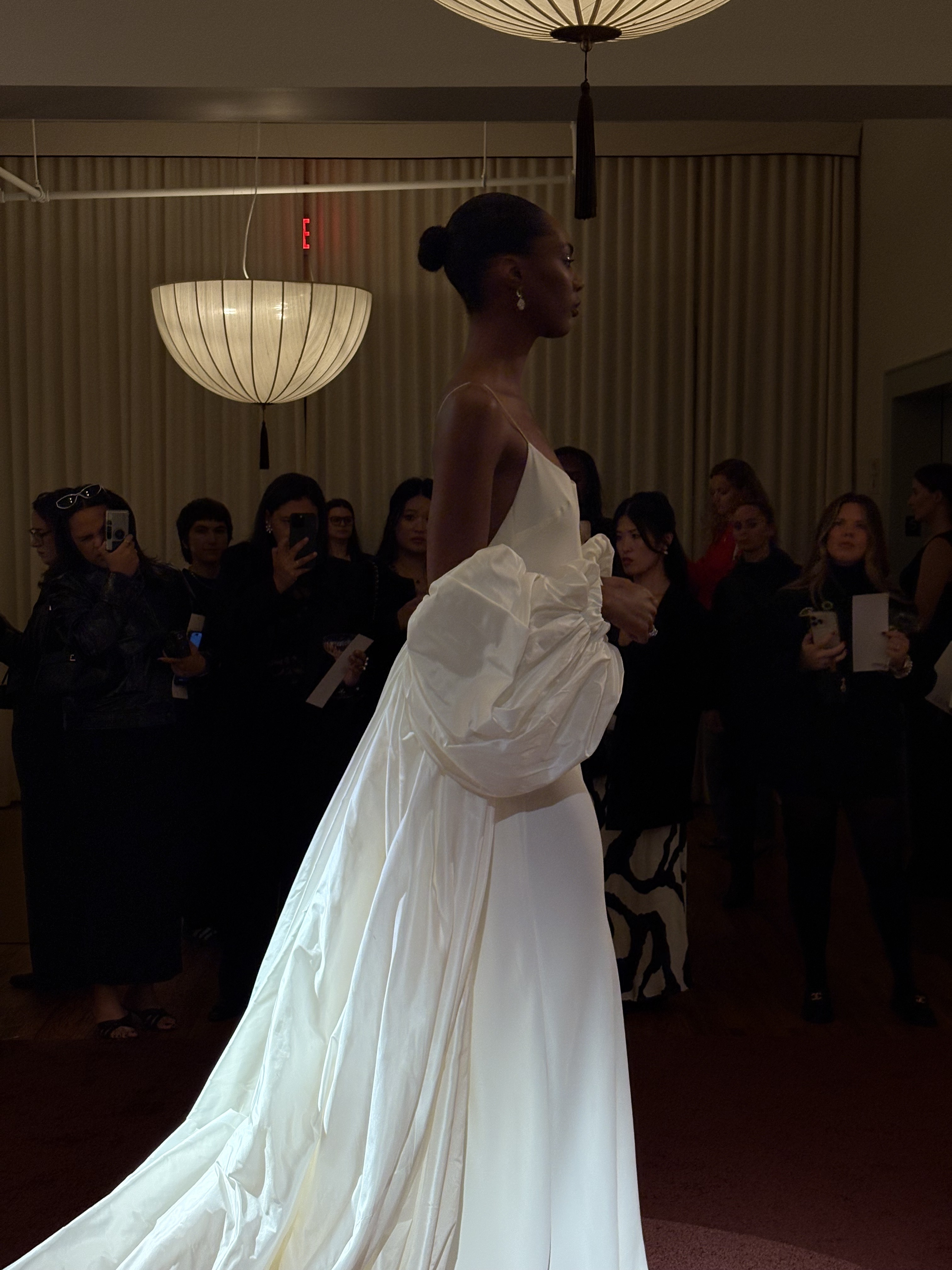 Who What Wear editor Ana Escalante attends New York Bridal Week