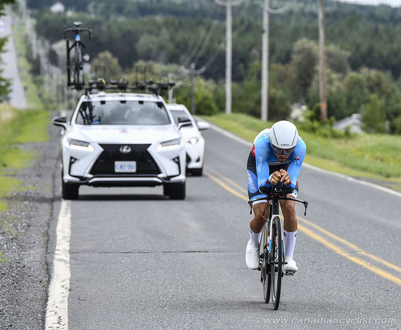 James Piccoli (Team Canada) drps from 2nd to 5th in the overall at Tour de Beauce