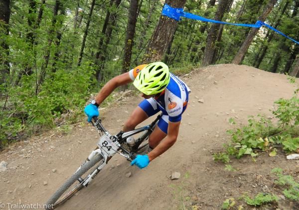 Adam Craig (Rabobank Giant) riding in the top six