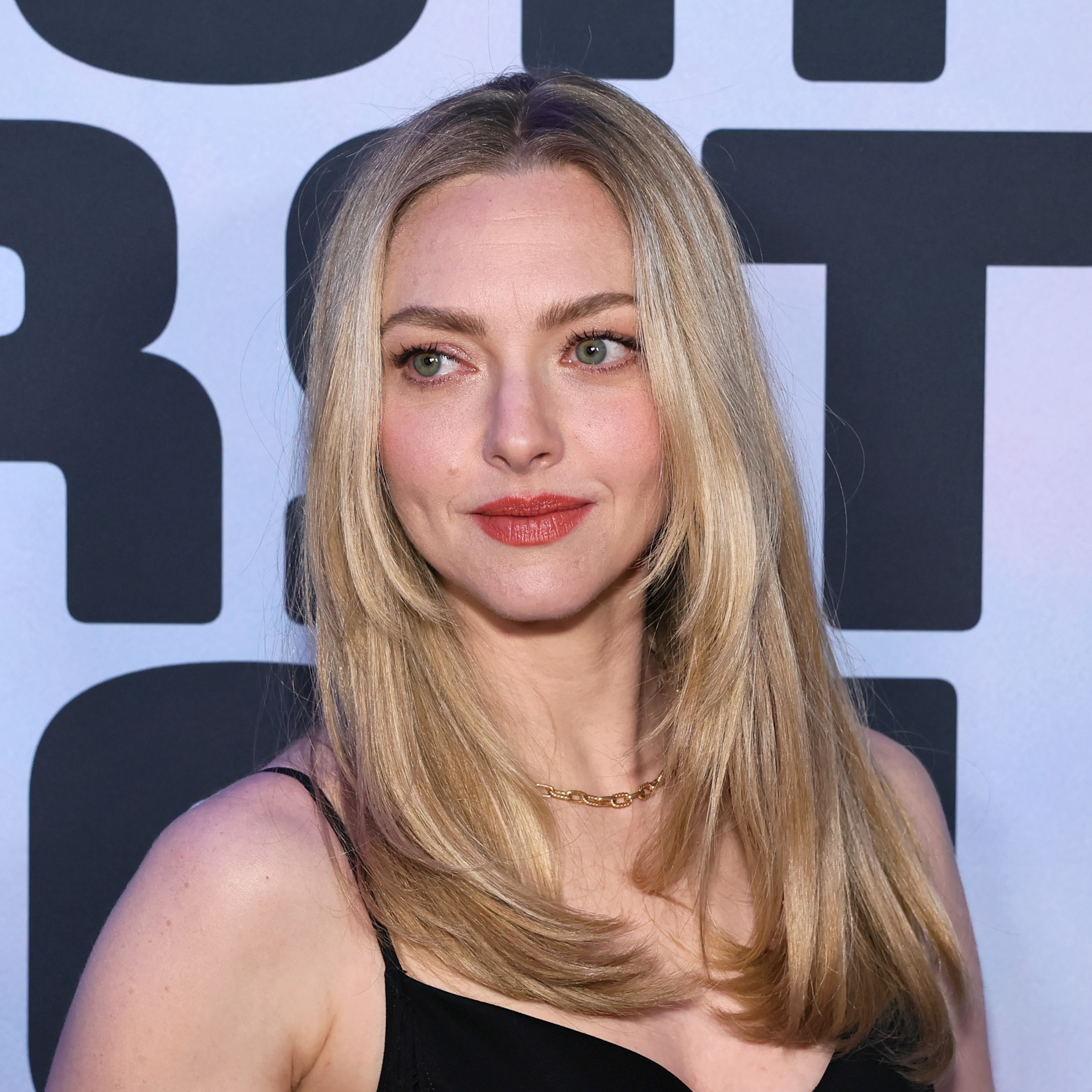 Amanda Seyfried shows off her gorgeous highlights.
