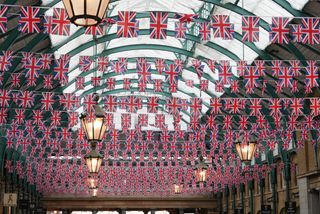 Union Jack bunting taken with the Sony ZV-E1