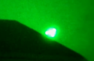 Invisible triangle "UFO" recorded with a night vision camera in South Texas.