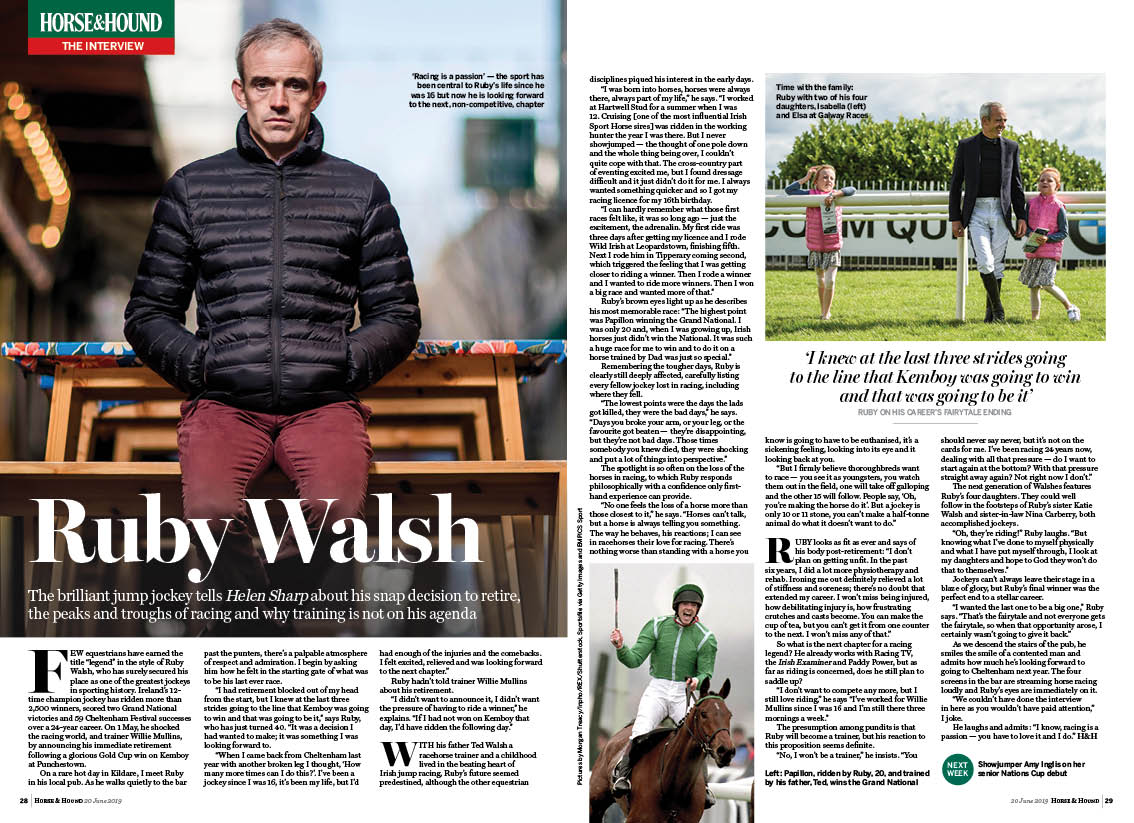 FT 2pp H&amp;amp;H interview Ruby Walsh