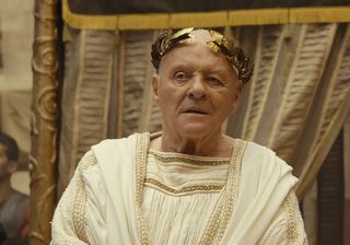 Anthony Hopkins plays Emperor Vespasian