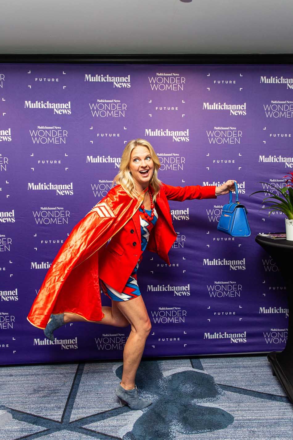 Hailey Winslow, reporter from Fox's KTTV Los Angeles, co-hosted the Wonder Women of L.A. gala.