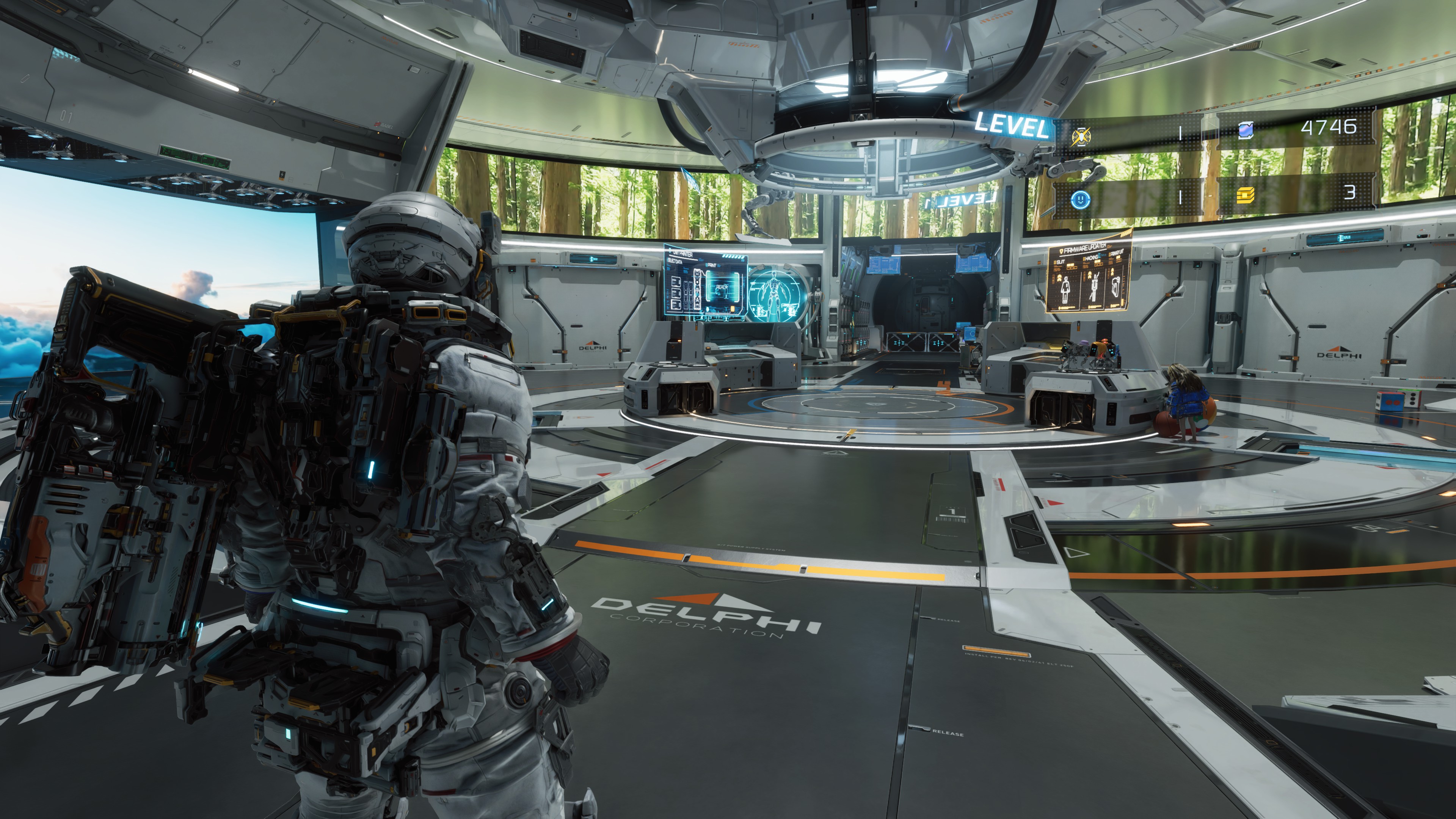 Pragmata path traced image quality example