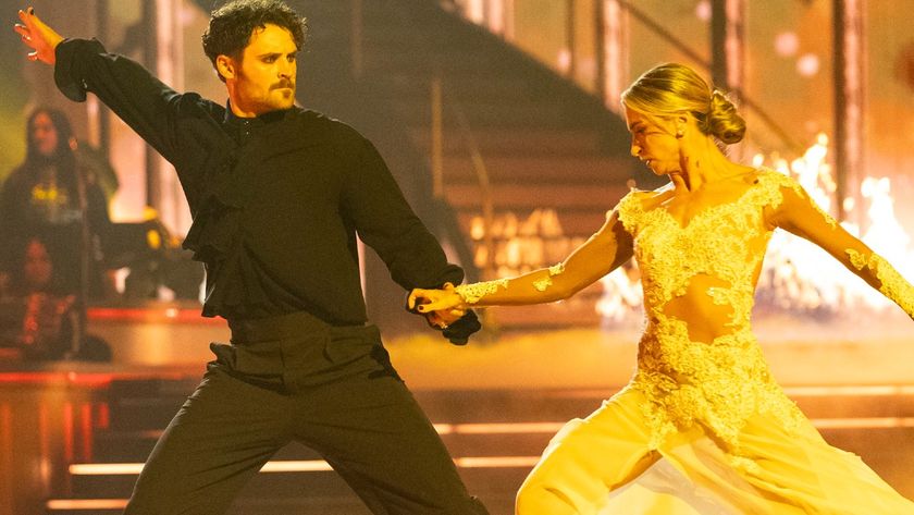 Dylan and Daniella lighting up the dance floor with their moves