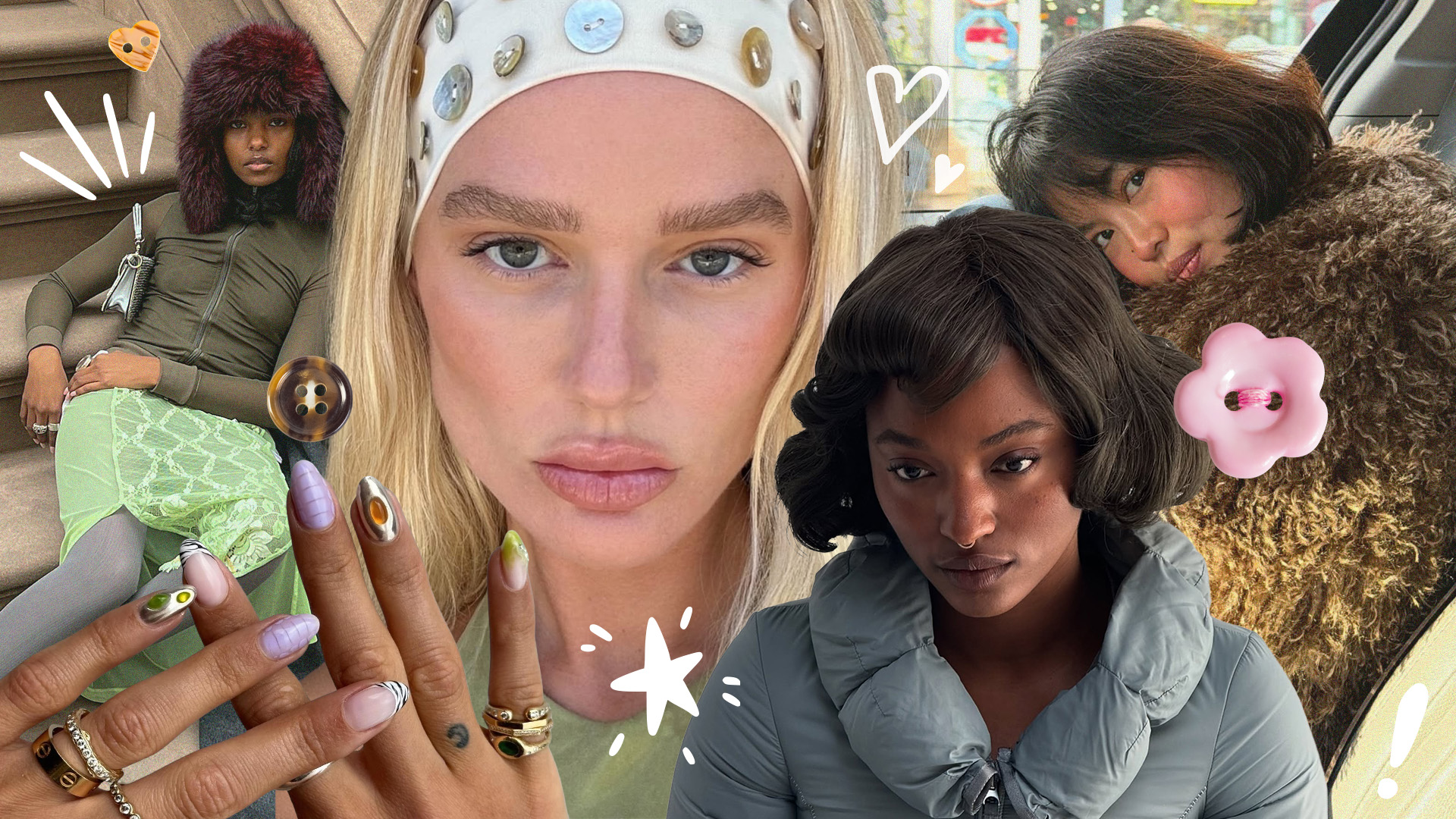 Destiny Joseph, Gabrielle Richardson, Megan Adelaide Vega, Allison Ho, and nails by Oksana Zavora