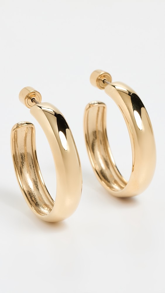 Jenny Bird Large Staple Hoops
