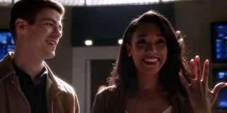 Barry Allen Iris West engaged the flash