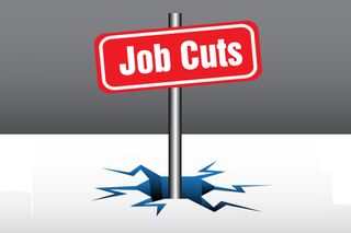 job cuts sign
