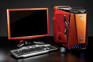 The 2009 Acer Predator desktop PC tried to make orange happen. Orange didn't happen. 