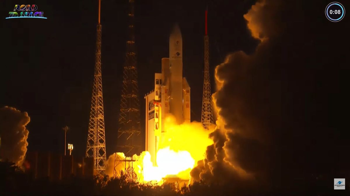 El cohete Ariane 5 lanza el satélite Eutelsat más grande de la historia