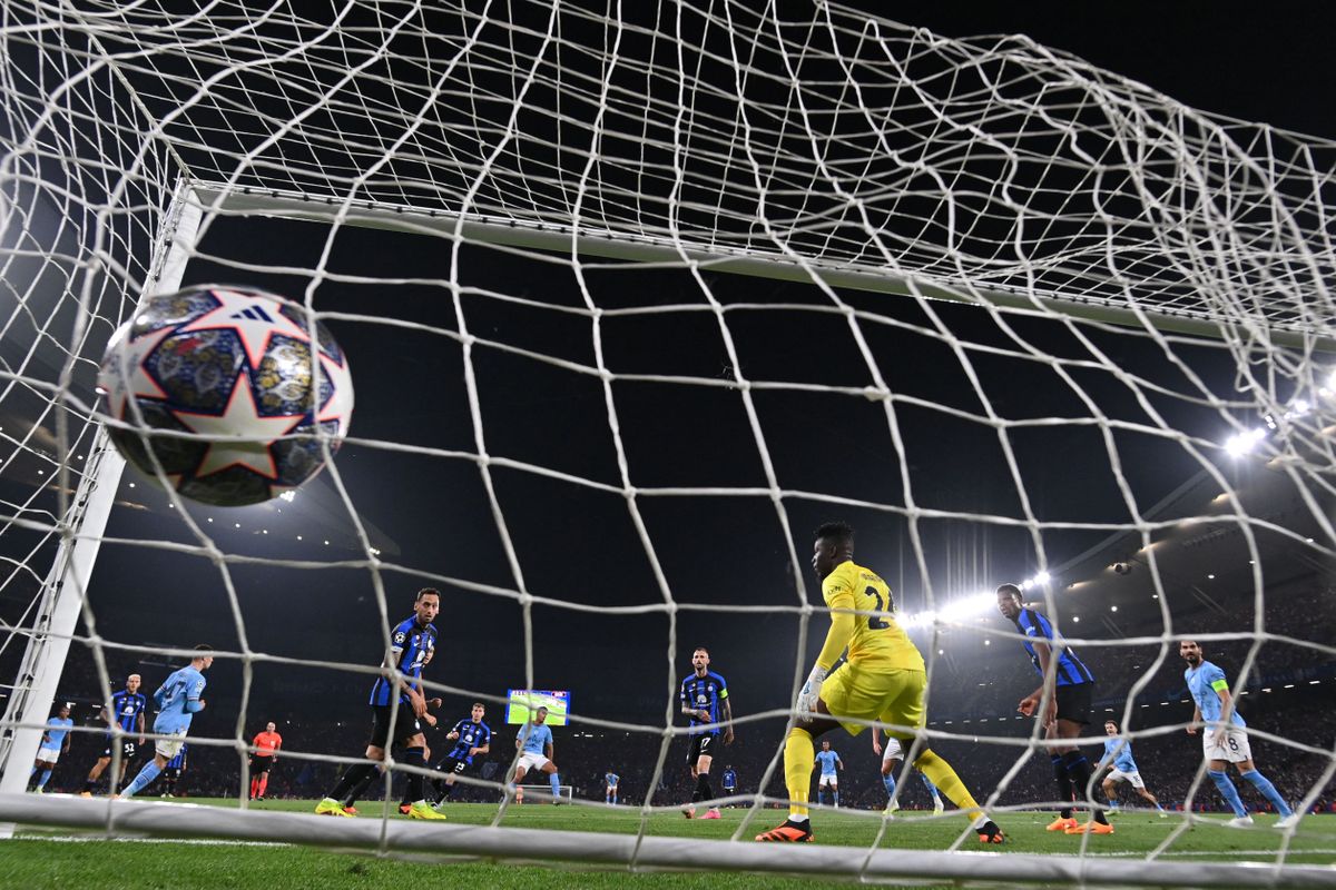 Rodri scores opening goal for Manchester City in 2023 Champions League final