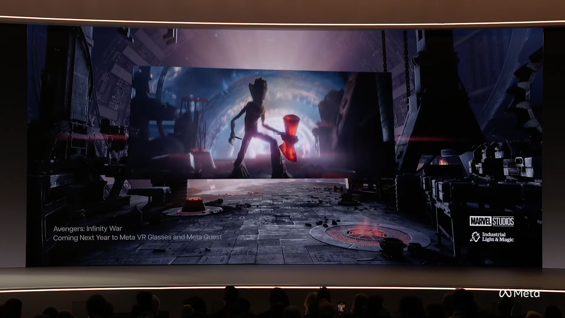 VR enhanced movies on Meta VR Glasses