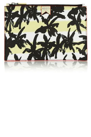 Kenzo Palm Tree Print Faux Texured Leather Pouch, £100