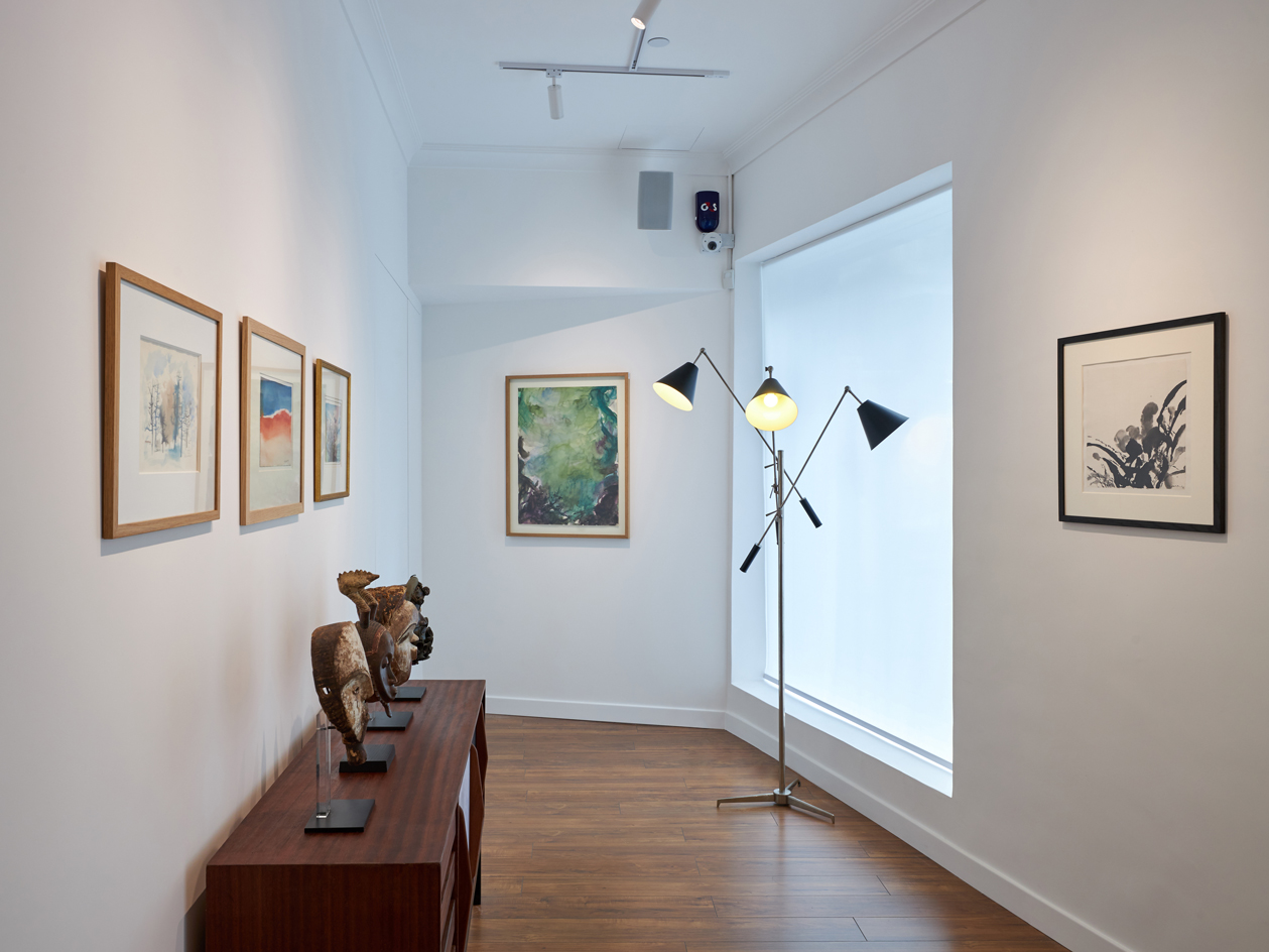 Installation view, ‘Friendship and Reconciliation: Zao Wou-Ki’
