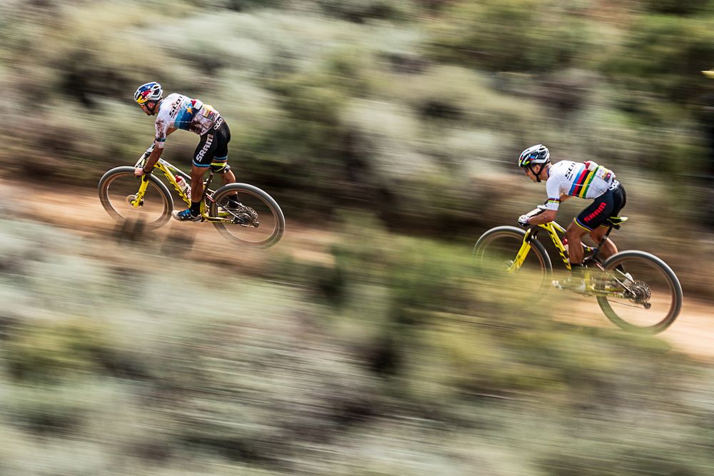 Lars Forster and Nino Schurter of SCOTT SRAM