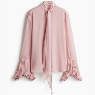 H&M Pink Chiffon Blouse