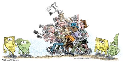 Editorial Cartoon U.S. South Carolina Nevada 2016