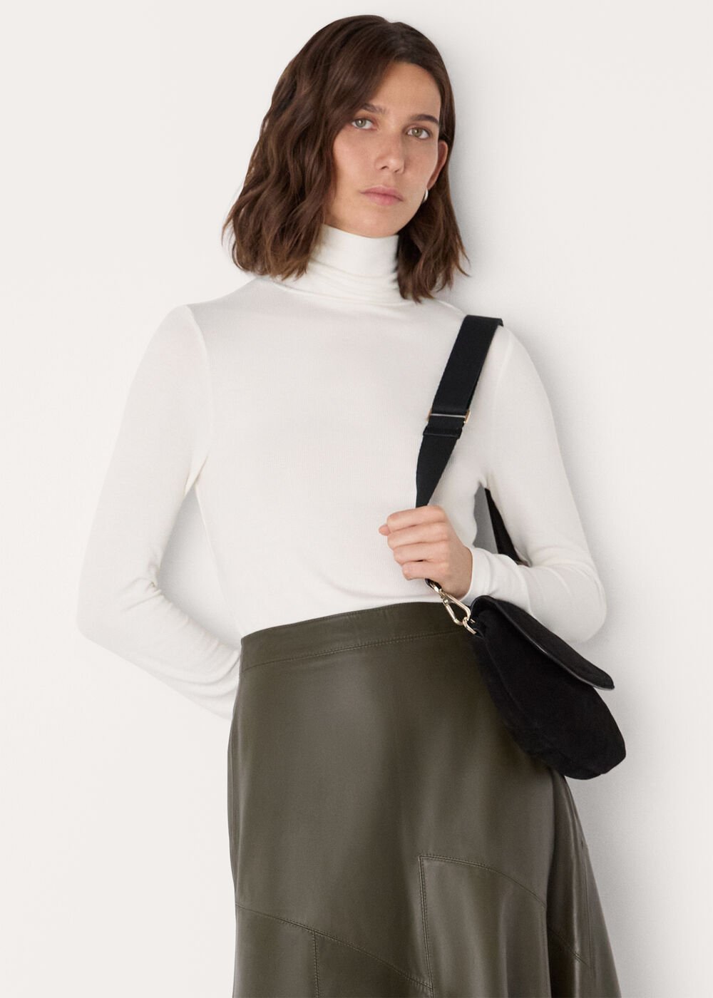 Ivory Essential Ribbed Polo