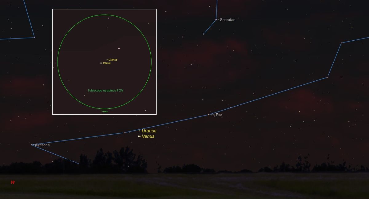 Venus and Uranus Get Close in Wednesday's Sky | Space